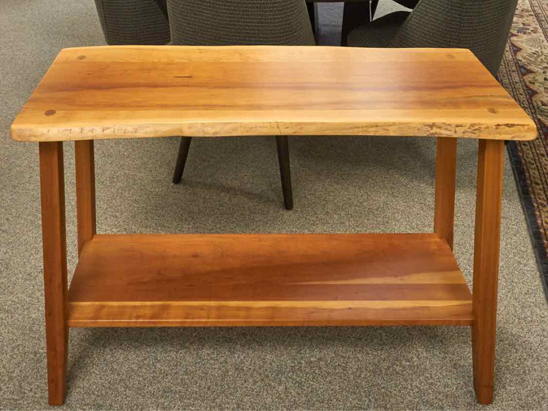 Chilton Solid Cherry Live Edge Console