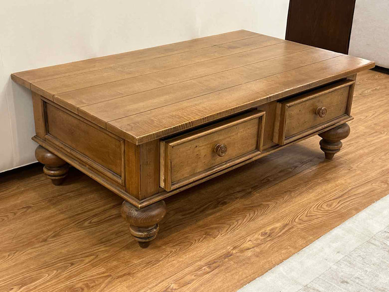 Ethan Allen 2-Drawer Cocktail Table