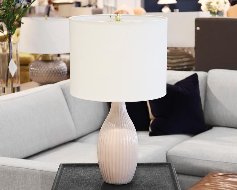 Kate Spade Blush Ceramic  Table Lamp