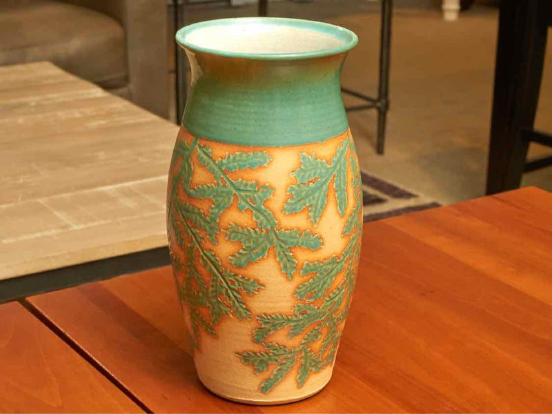 Hand Crafted Ceramic Vase By Sharyn Tullar, Durham NH