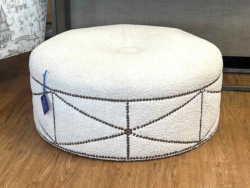 One King's Lane Sheepskin Ottoman