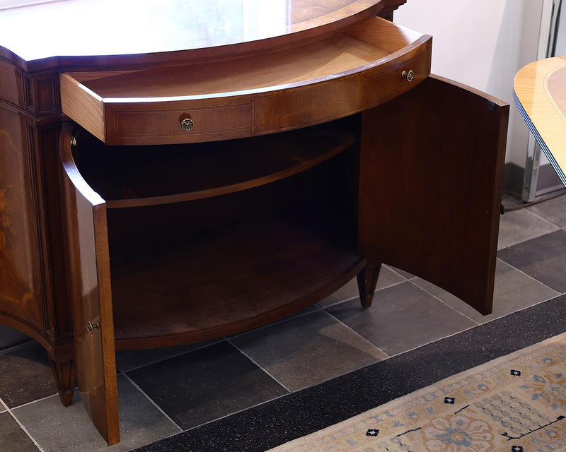 Karges Adam Commode with Wings in Inlaid Walnut