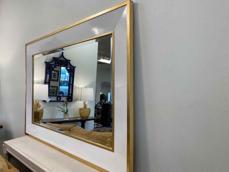 White/Gold Mirror