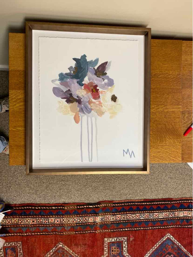 Framed Float Mount Giclee:  "Eternal Heart Iv"