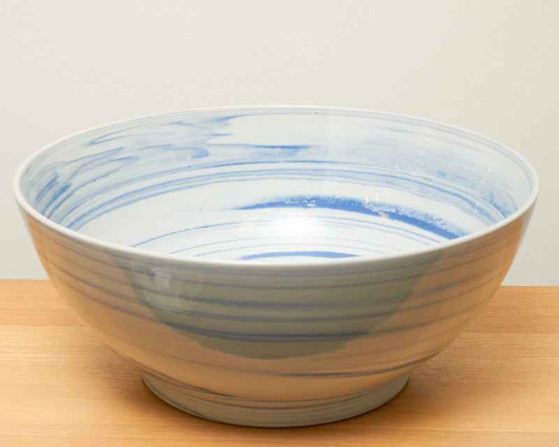 Blue and White Swirl Bowl