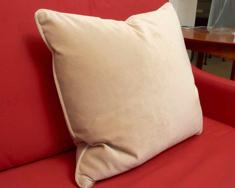 Pair of Suede Throw Pillows