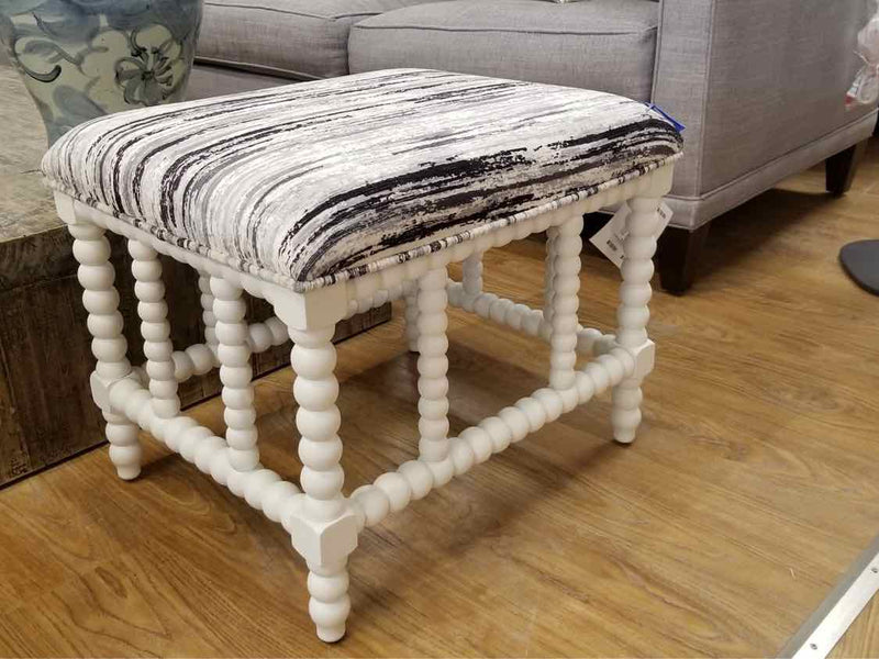 White & Gray Bench