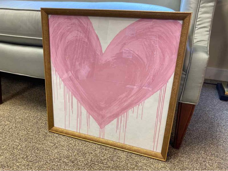 Framed Print: "Big Hearted (Pink)"