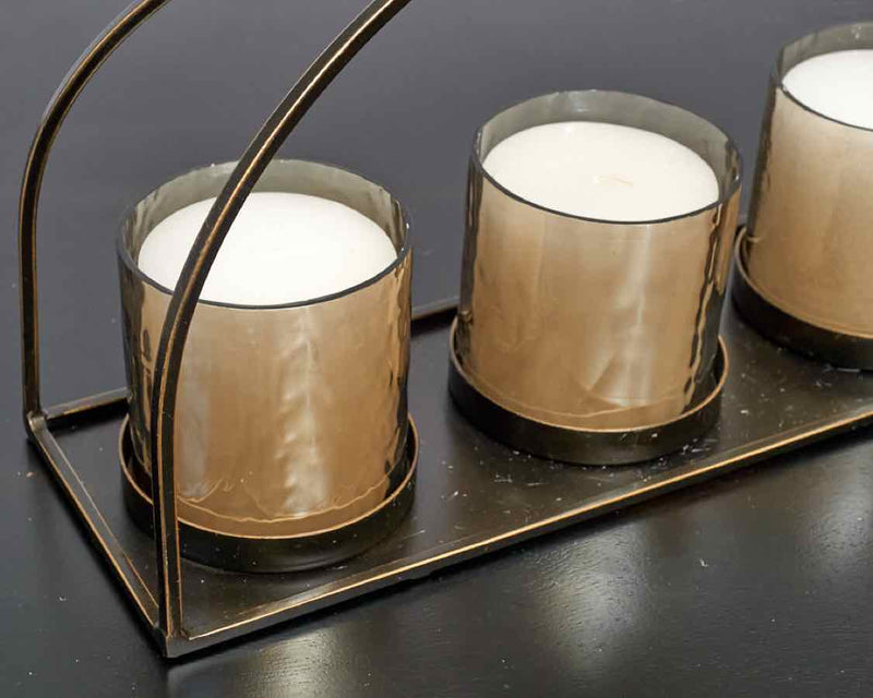 "Riad" Triple Candleholder