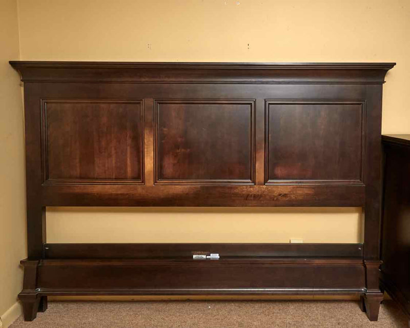 Ethan Allen Bradbury Espresso Finish  King Bed