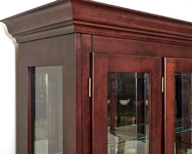 Canadel Cutomizable Hutch & Buffet in Dark Cherry