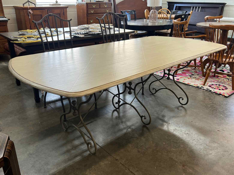 Distressed Sandstone Dining Table