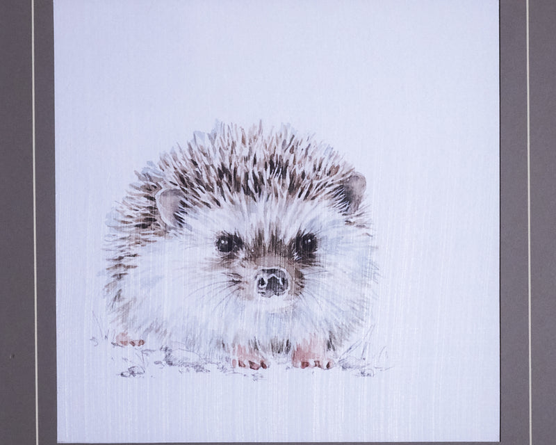 Forest Friends VII Hedgehog Framed Art