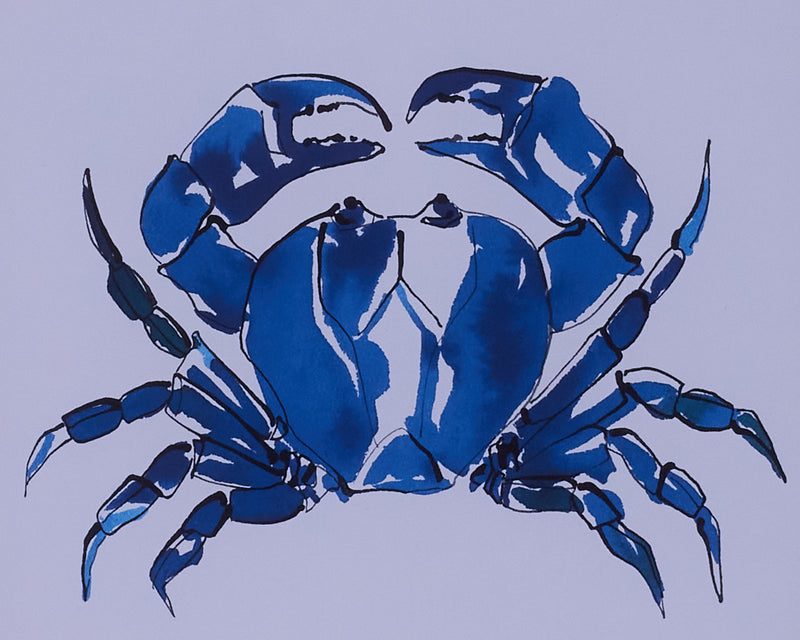 Framed Art Coastal Catch Crab