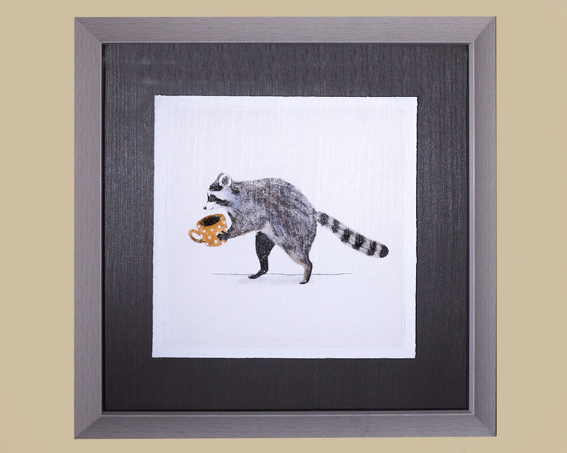 Rascally Racoon IV Framed Art