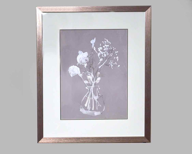 Shadow box print: Soft Bouquet: 3/4