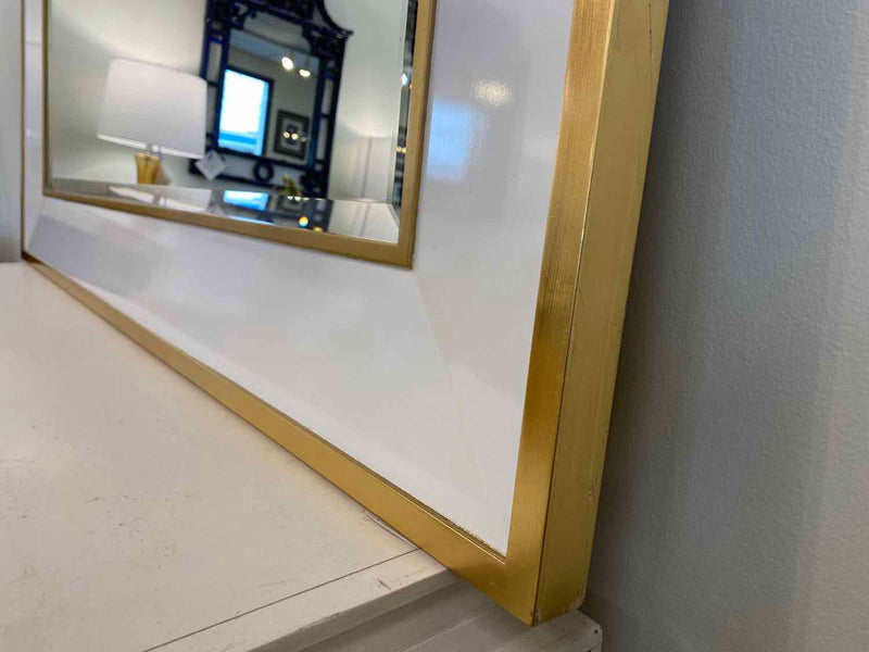 White/Gold Mirror