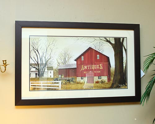 Framed Barn Print