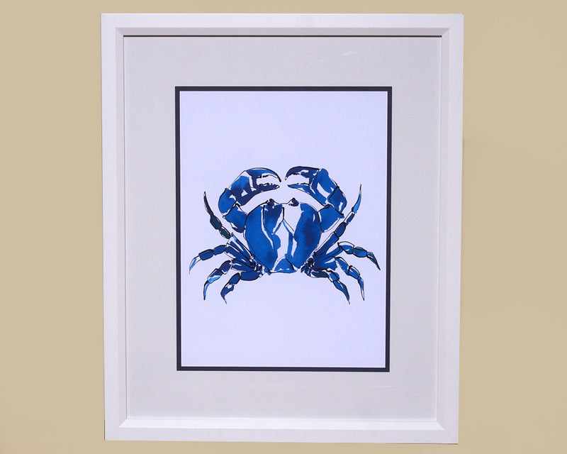 Framed Art Coastal Catch Crab