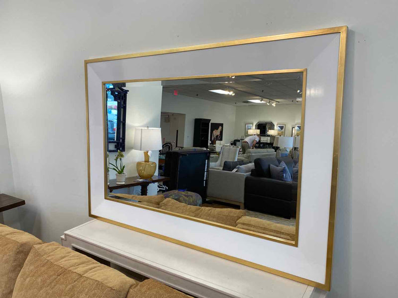 White/Gold Mirror