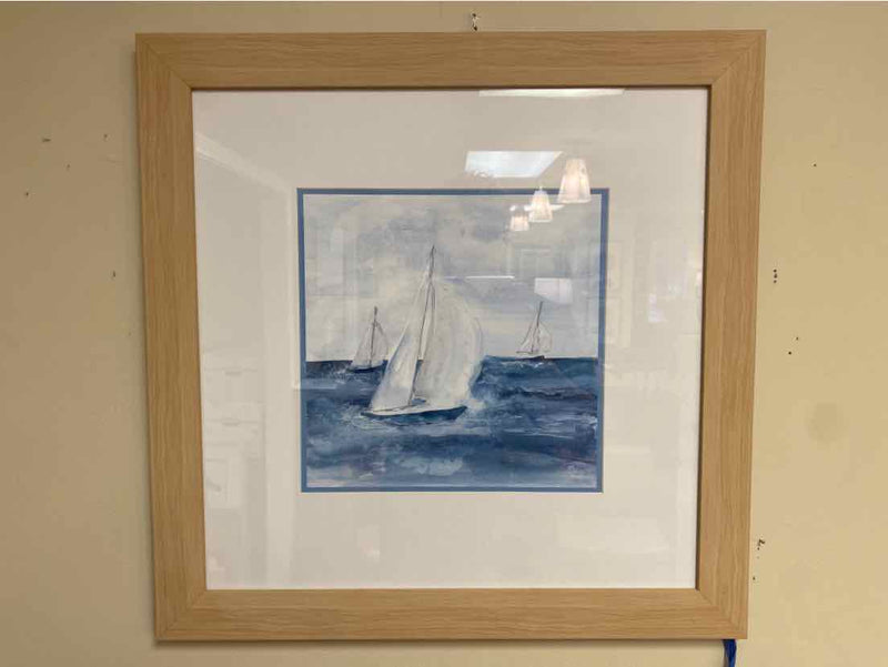 Framed Print:  "Sailboat V"